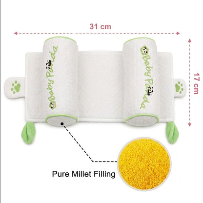 👶 Adjustable Baby Head Support Pillow - Gentle Support.  Happy Sleep💤