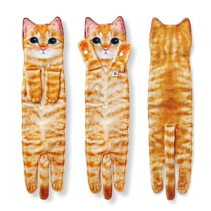 🎁 Early Christmas Sale 🎅 Funny Cat Hand Towels