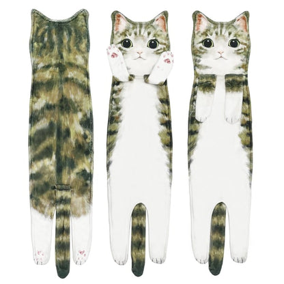 🎁 Early Christmas Sale 🎅 Funny Cat Hand Towels