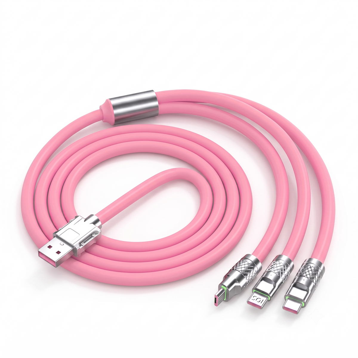 One Cable for All Your Devices🔌3-in-1 Fast Charging Cable