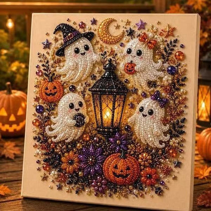 👻✨ Halloween Pearl Art DIY Kit – Turn Tiny Pearls into Spooky-Cute Magic