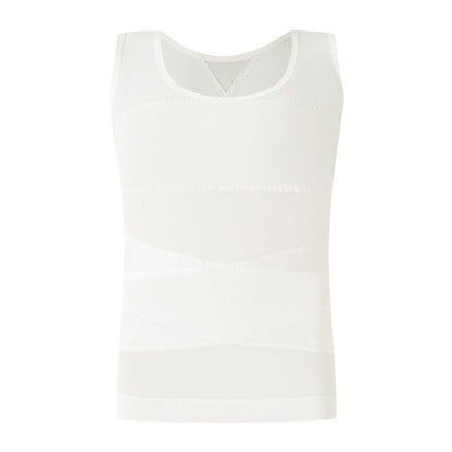 Sculpt Your Physique: Breathable C Mesh Compression Vest
